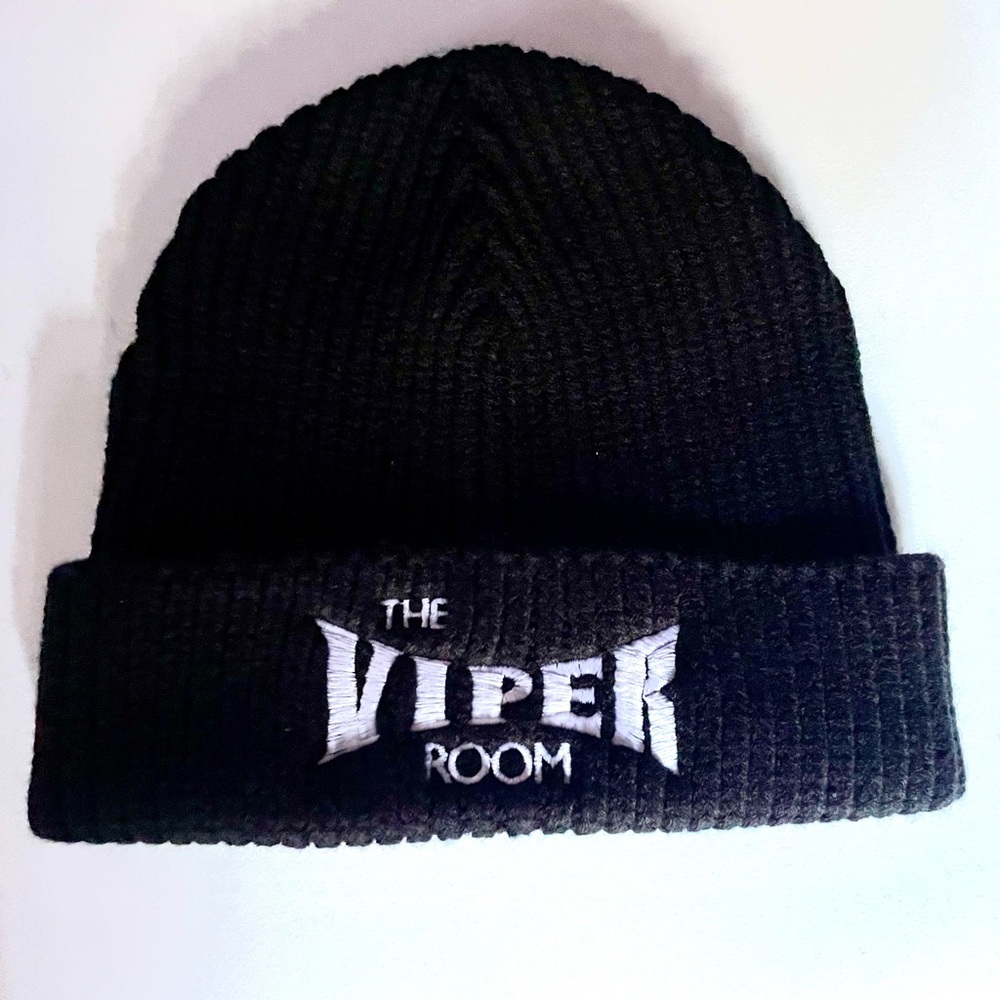 VIPER ROOM ORIGINAL BEANIE - 90’s Vintage Vibe Knit Beanie Scull Cap brand new